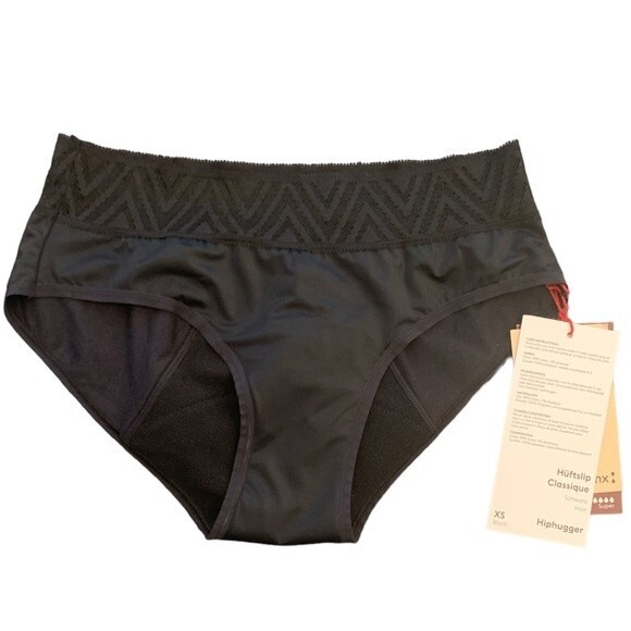 Thinx Super Flow Hiphugger Period Panties Underwear XS - Picture 4 of 5